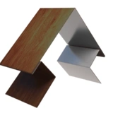 Угол наружный сложный 75х75х3000 античный дуб 3D декоративное покрытие